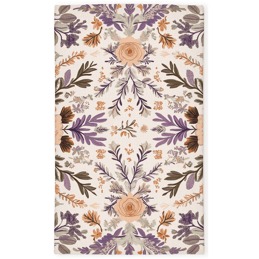 Verdant Harmony Rug – Floral Polish Meadow Design, Soft & Durable | Nature - Inspired Rug by districtoasis