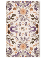 Verdant Harmony Rug – Floral Polish Meadow Design, Soft & Durable | Nature - Inspired Rug by districtoasis
