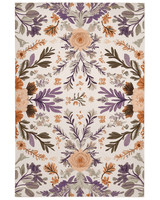 Verdant Harmony Rug – Floral Polish Meadow Design, Soft & Durable | Nature - Inspired Rug by districtoasis
