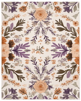 Verdant Harmony Rug – Floral Polish Meadow Design, Soft & Durable | Nature - Inspired Rug by districtoasis