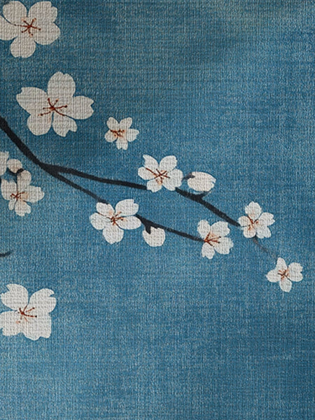 Whispering Sakura Trail Rug | Nature - Inspired Rug by districtoasis