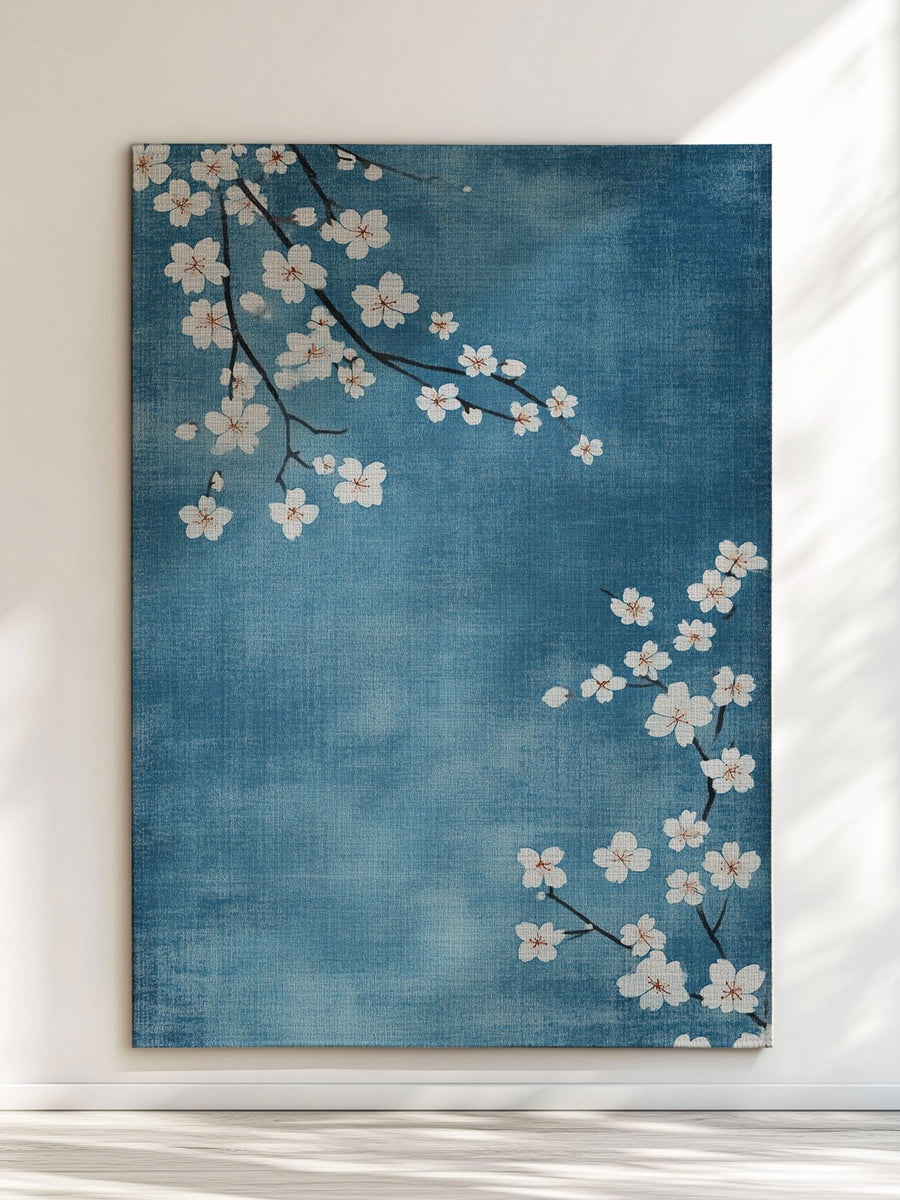 Whispering Sakura Trail Rug | Nature - Inspired Rug by districtoasis