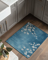 Whispering Sakura Trail Rug | Nature - Inspired Rug by districtoasis
