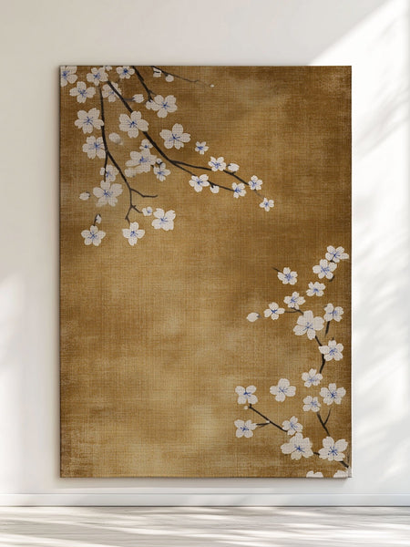 Whispering Sakura Trail Rug | Nature - Inspired Rug by districtoasis