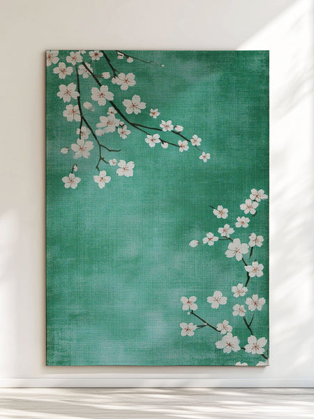 Whispering Sakura Trail Rug | Nature - Inspired Rug by districtoasis