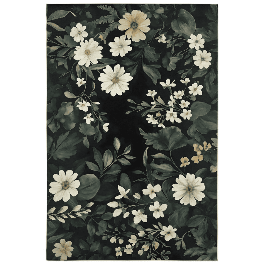 Wild Botanical Elegance Rug – Elegant, Nature - Inspired & Soft | Nature - Inspired Rug by districtoasis