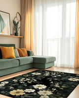 Wild Botanical Elegance Rug – Elegant, Nature - Inspired & Soft | Nature - Inspired Rug by districtoasis