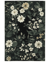Wild Botanical Elegance Rug – Elegant, Nature - Inspired & Soft | Nature - Inspired Rug by districtoasis