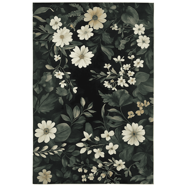 Wild Botanical Elegance Rug – Elegant, Nature - Inspired & Soft | Nature - Inspired Rug by districtoasis
