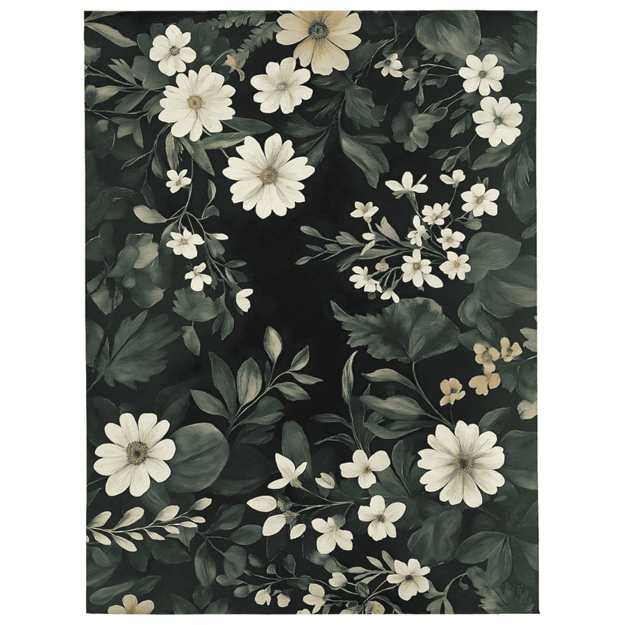 Wild Botanical Elegance Rug – Elegant, Nature - Inspired & Soft | Nature - Inspired Rug by districtoasis