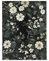 Wild Botanical Elegance Rug – Elegant, Nature - Inspired & Soft | Nature - Inspired Rug by districtoasis