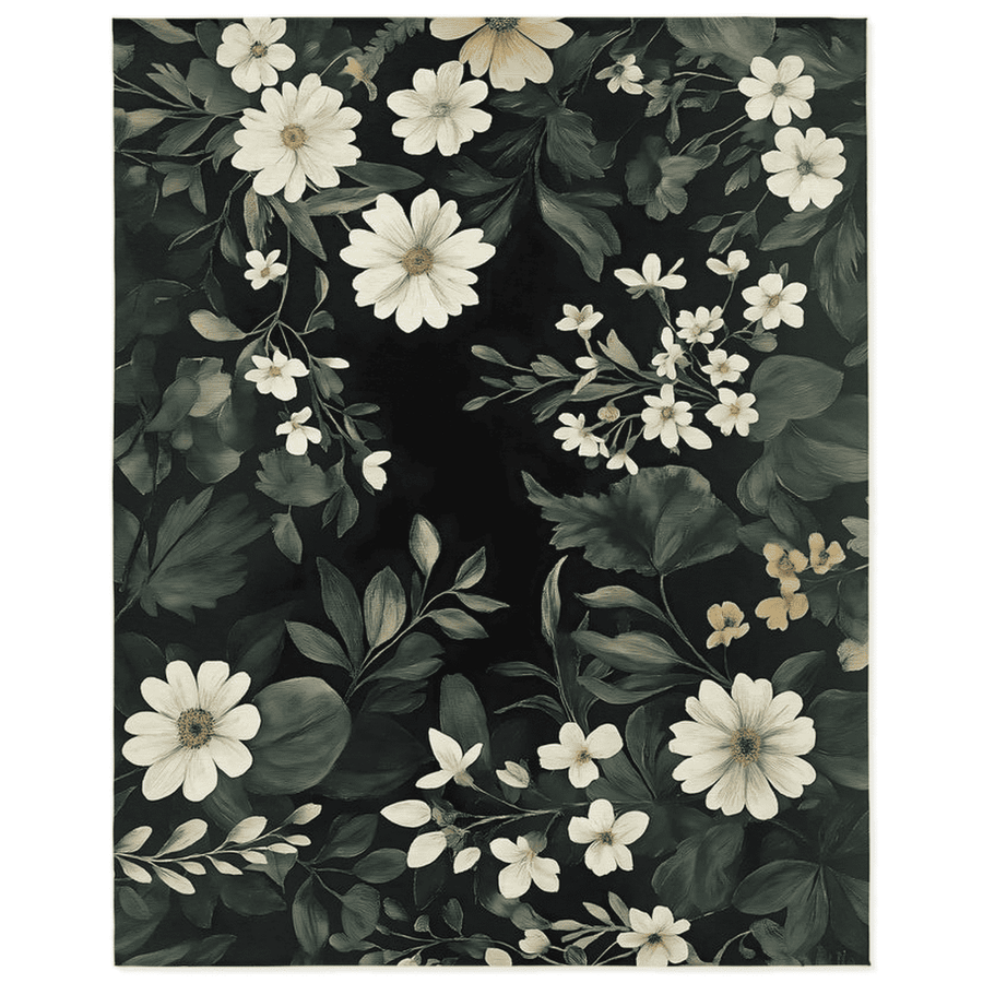 Wild Botanical Elegance Rug – Elegant, Nature - Inspired & Soft | Nature - Inspired Rug by districtoasis