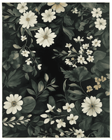 Wild Botanical Elegance Rug – Elegant, Nature - Inspired & Soft | Nature - Inspired Rug by districtoasis