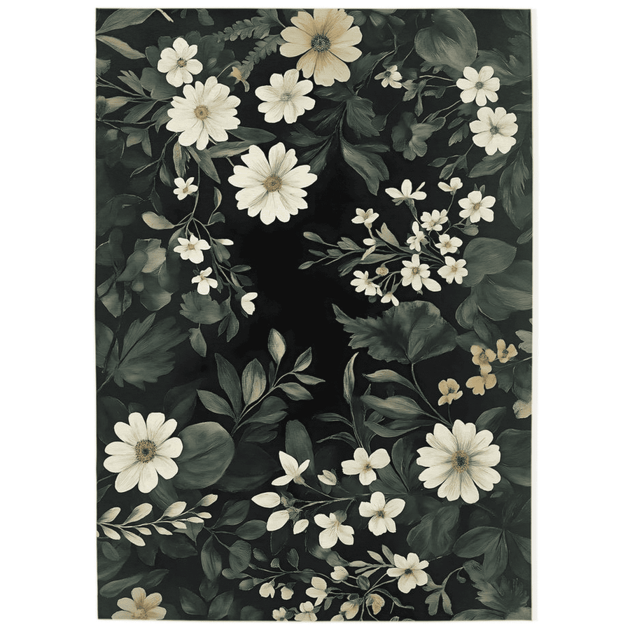 Wild Botanical Elegance Rug – Elegant, Nature - Inspired & Soft | Nature - Inspired Rug by districtoasis