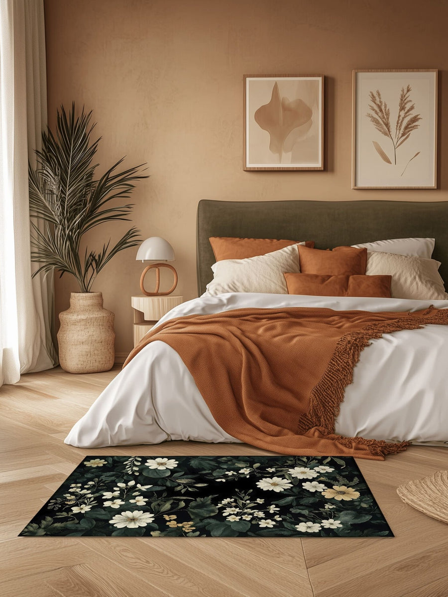 Wild Botanical Elegance Rug – Elegant, Nature - Inspired & Soft | Nature - Inspired Rug by districtoasis