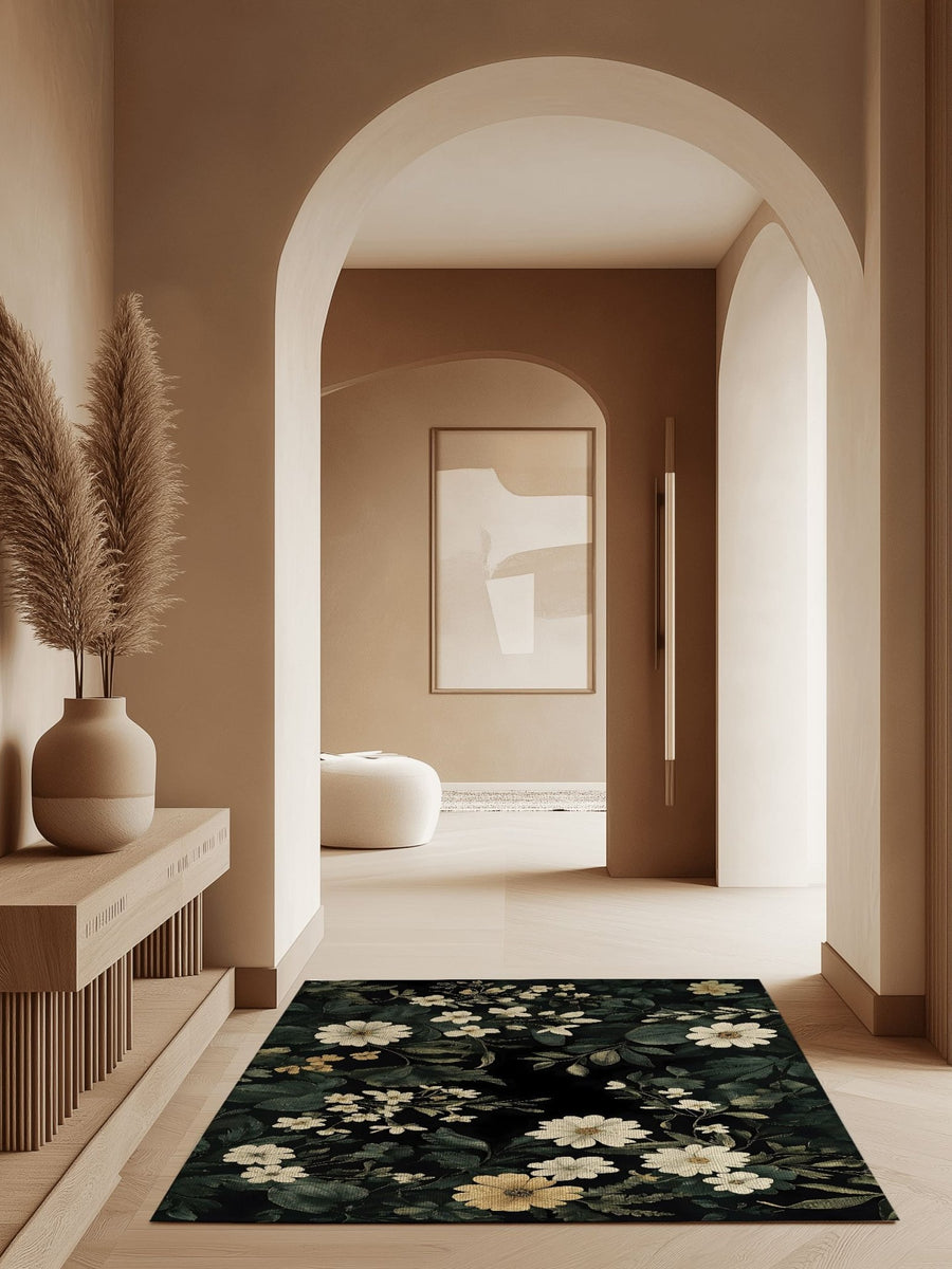 Wild Botanical Elegance Rug – Elegant, Nature - Inspired & Soft | Nature - Inspired Rug by districtoasis