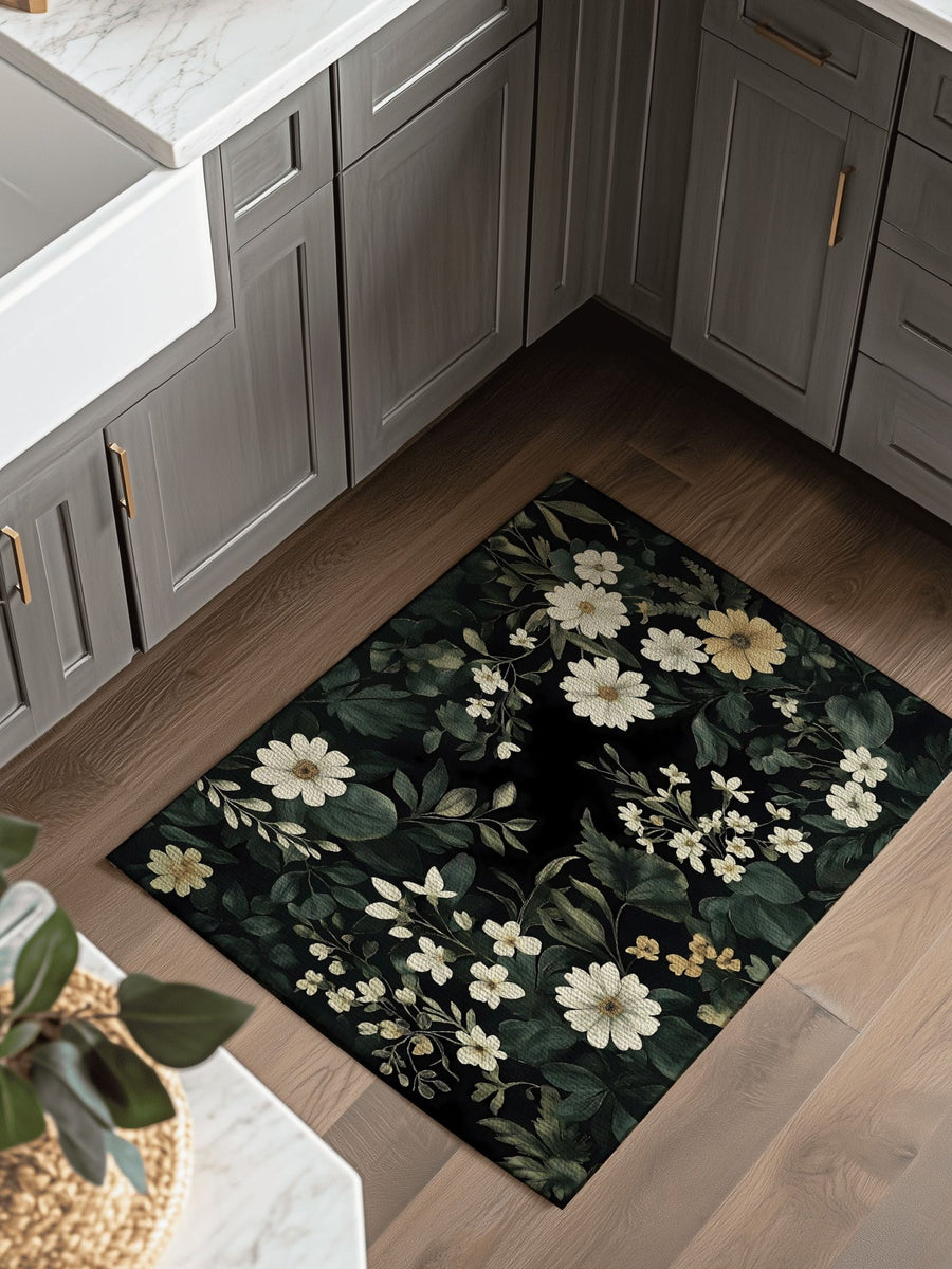 Wild Botanical Elegance Rug – Elegant, Nature - Inspired & Soft | Nature - Inspired Rug by districtoasis